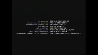 Chucky (Tv Series) End Credits (Syfy 2021)