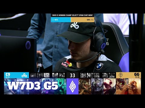 Cloud 9 vs Golden Guardians | Week 7 Day 3 S11 LCS Summer 2021 | C9 vs GG W7D3 Full Game