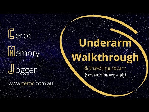 Beginner Ceroc Moves - Underarm Walkthrough