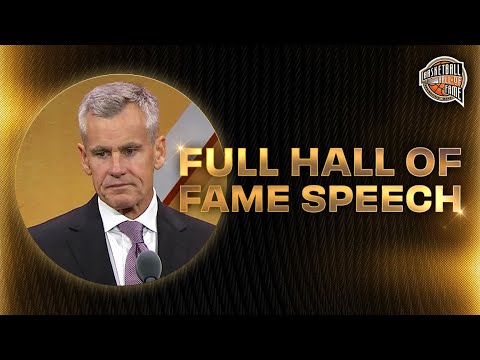 Billy Donovan's Basketball Hall of Fame Enshrinement Speech
