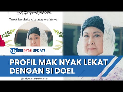 Profil Aminah Cendrakasih Mak Nyak Si Doel Anak Sekolahan, Awali Karier sebagai Model