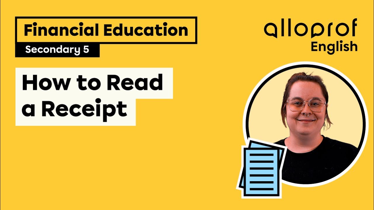 How to Read a Receipt