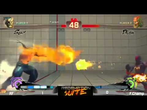 SSF4 AE Redemption Suite Post EVO 2011 - RF (Sagat) vs Filipino Champ (Dhalsim)