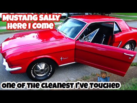 Thumbnail for Clean Restored 1966 Ford Mustang Coupe Classic COLOR CHANGE FROM RED TO GLOSS BLACK PAINT PROJECT by Coupe