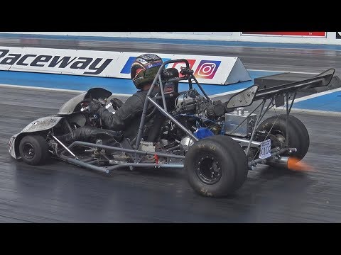 9 Second Drag Karts at Santa Pod Raceway