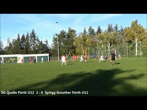 26.10.2019 KL SG Quelle Fürth U12 - SpVgg Greuther Fürth U11 (3:0) - Highlights - HD