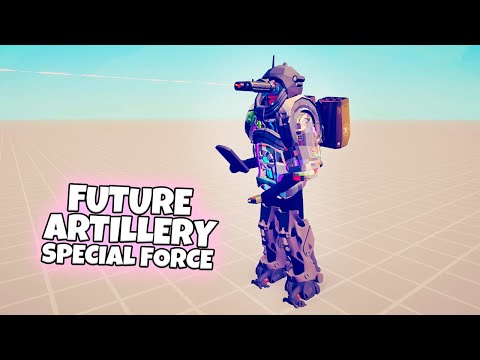FUTURE ARTILLERY SPECIAL FORCE vs EVERY FACTION | TABS Totally Accurate Battle Simulator Gameplay