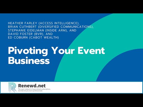 Pivoting Your Event business