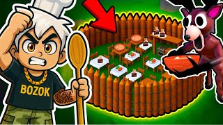 Ormanda LÜKS RESTORAN inşa ETTİM!! ORMANDA 308 GECE HAYATTA KALDIM 😎 ROBLOX 99 N