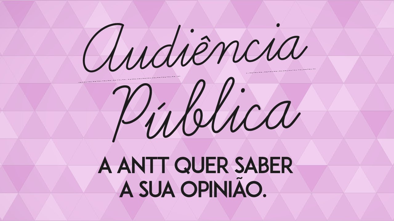 Audiência Pública nº 006/2019