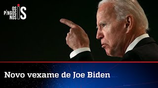 Biden passa vergonha e aperta a mão de...ninguém!