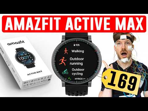 NEW Amazfit Active Max - BEST Smartwatch Under 200$!? (Scientific Review)