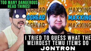 I Tried to Guess what the Weirdest TEMU Items Do | JonTron reaction