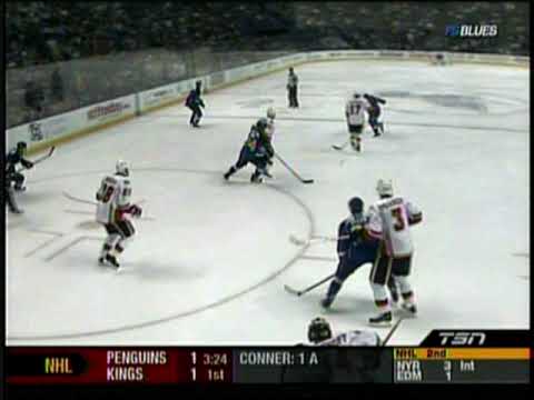 Eller tip in - Flames vs Blues - Nov 5/09