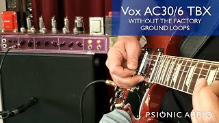 Video thumbnail for Vox AC30/6 TBX Without the Factory Ground Loops by Psionic Audio