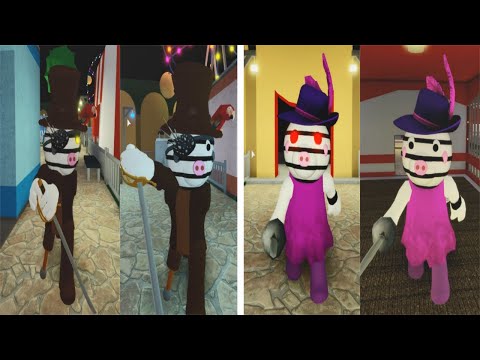 NEW PIGGY PIRATE ZAKE INFECTED + NON INFECTED VS PIGGY ZIZZY INFECTED + NON INFECTED JUMPSCARE