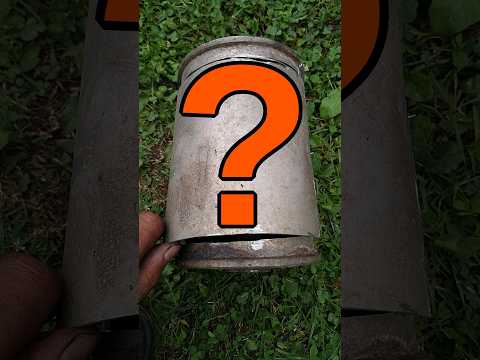 What is inside the small resonator of the exhaust system?