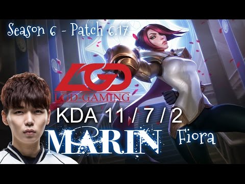 LGD MaRin FIORA vs JAX Top - Patch 6.17 KR Ranked | League of Legends