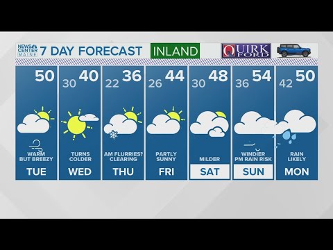 NEWS CENTER Maine Weather Video Forecast