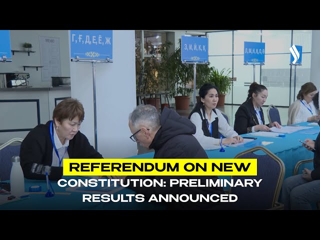 Referendum on new Constitution: preliminary results announced