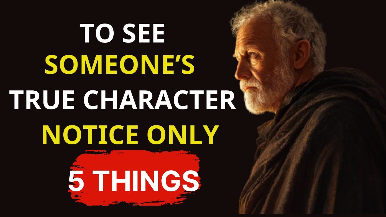 How to Instantly See Someone’s True Colors: Just Look for These 5 Signs | Stoicism #stoicism #stoics