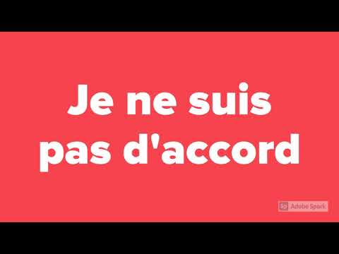 Je ne suis pas d accord