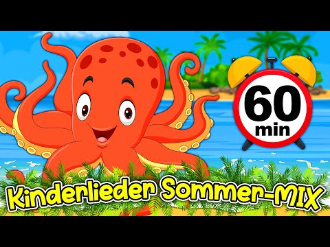 Kinderlieder SOMMER MIX 💛 Kinderlieder zum Mitsingen und Bewegen 💚 Vorschulreime für Kinder 💜 MIX 💗