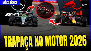 🚨TRAPAÇA NA F1 2026 DESCOBERTA: MERCEDES E RED BULL BURLANDO O REGULAMENTO... FERRARI 