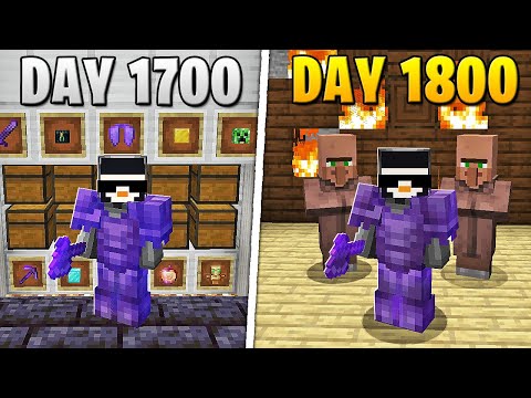 I Survived 1,800 Days in HARDCORE Minecraft...