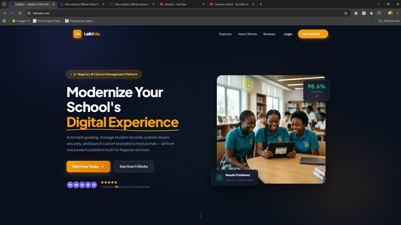 LaikiEdu school management platform demo video thumbnail