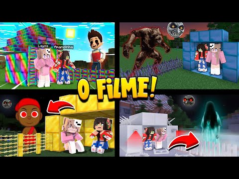 O FILME!! BASE 100% SEGURA CONTRA OS MONSTROS MAIS FORTES NO MINECRAFT