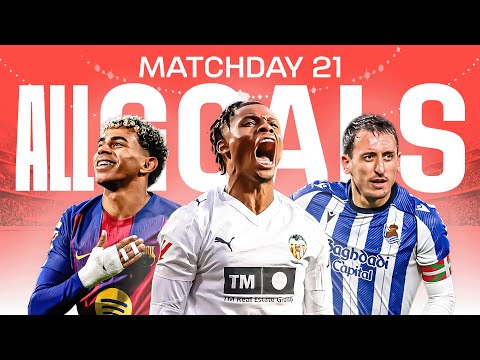 ALL GOALS MATCHDAY 21 LALIGA EA SPORTS 2025/26