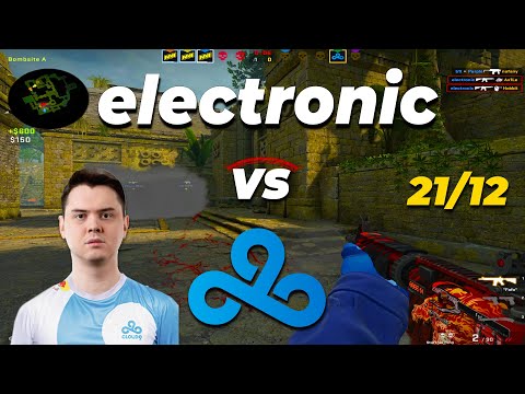 CSGO POV NAVI electronic (21/12) vs Cloud9 (ANCIENT) @ IEM Katowice 2023
