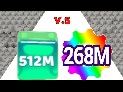 Jelly Cubes 2048 vs BOUNCE MERGE 2048 -LevelUp Cube Satisfying ASMR Gameplay Walkthrough Android iOS