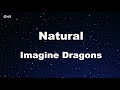 Natural - Imagine Dragons Karaoke 【No Guide Melody】 Instrumental