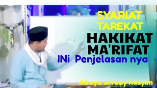 Download lagu SYARIAT,TAREKAT, HAKIKAT, MA'RIFAT  INI PENJELASANNYA|Buya arrazy hasyim mp3