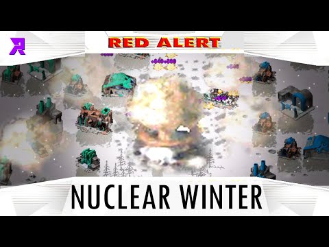 C&C Red Alert (OpenRA) - Me vs 7 AI - "Nuclear Winter"