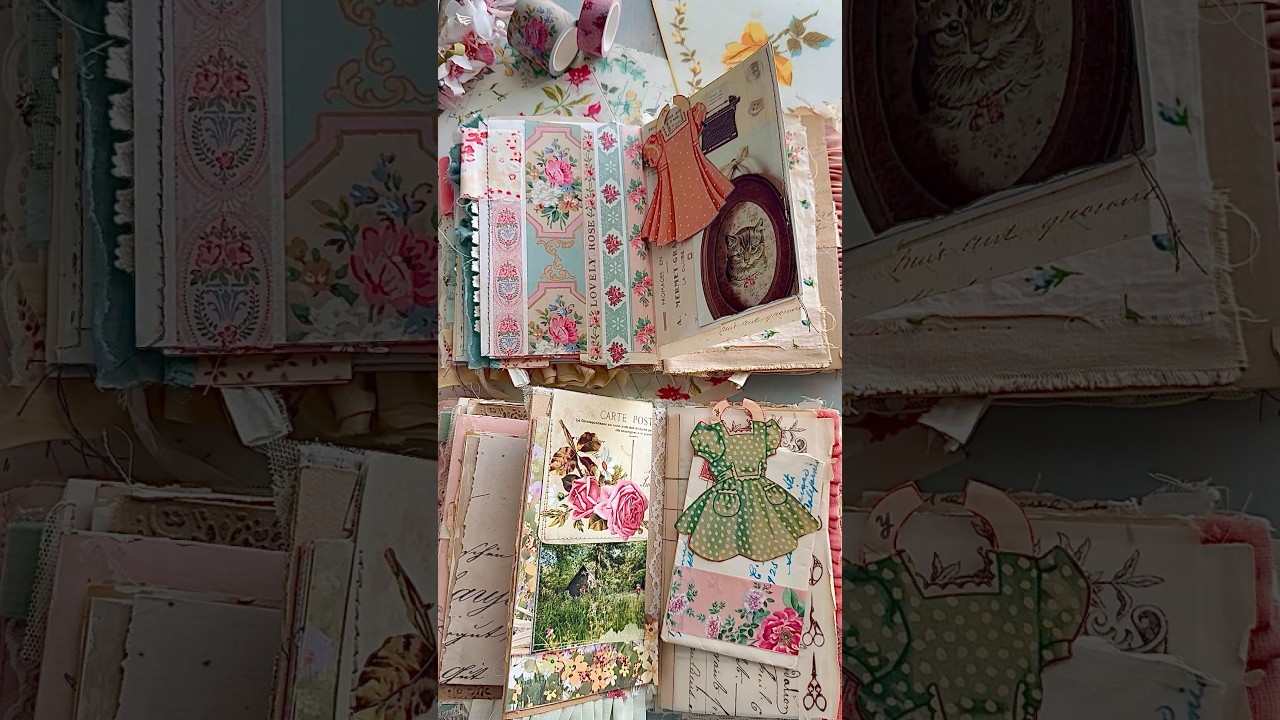 Ideas For Using Washi Tape In Junk Journals #junkjournal #journal #vintage