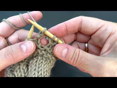 Knopflöcher einstricken