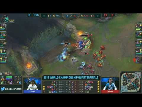 SSG vs C9 - Crown 1v3's | World Championship 2016 - Quarterfinals