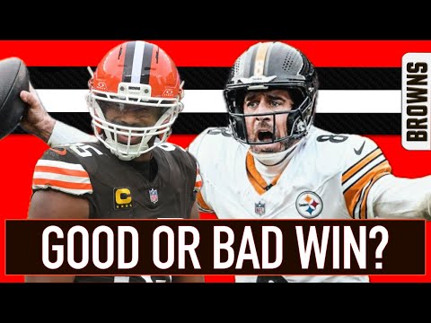 BROWNS BEATING THE STEELERS OPENS UP A CAN OF WORMS