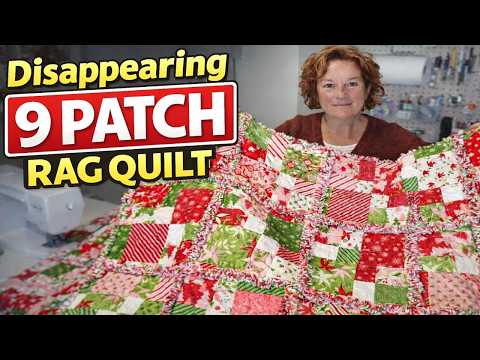 Easy Disappearing 9-Patch Rag Quilt | Step-by-Step Tutorial