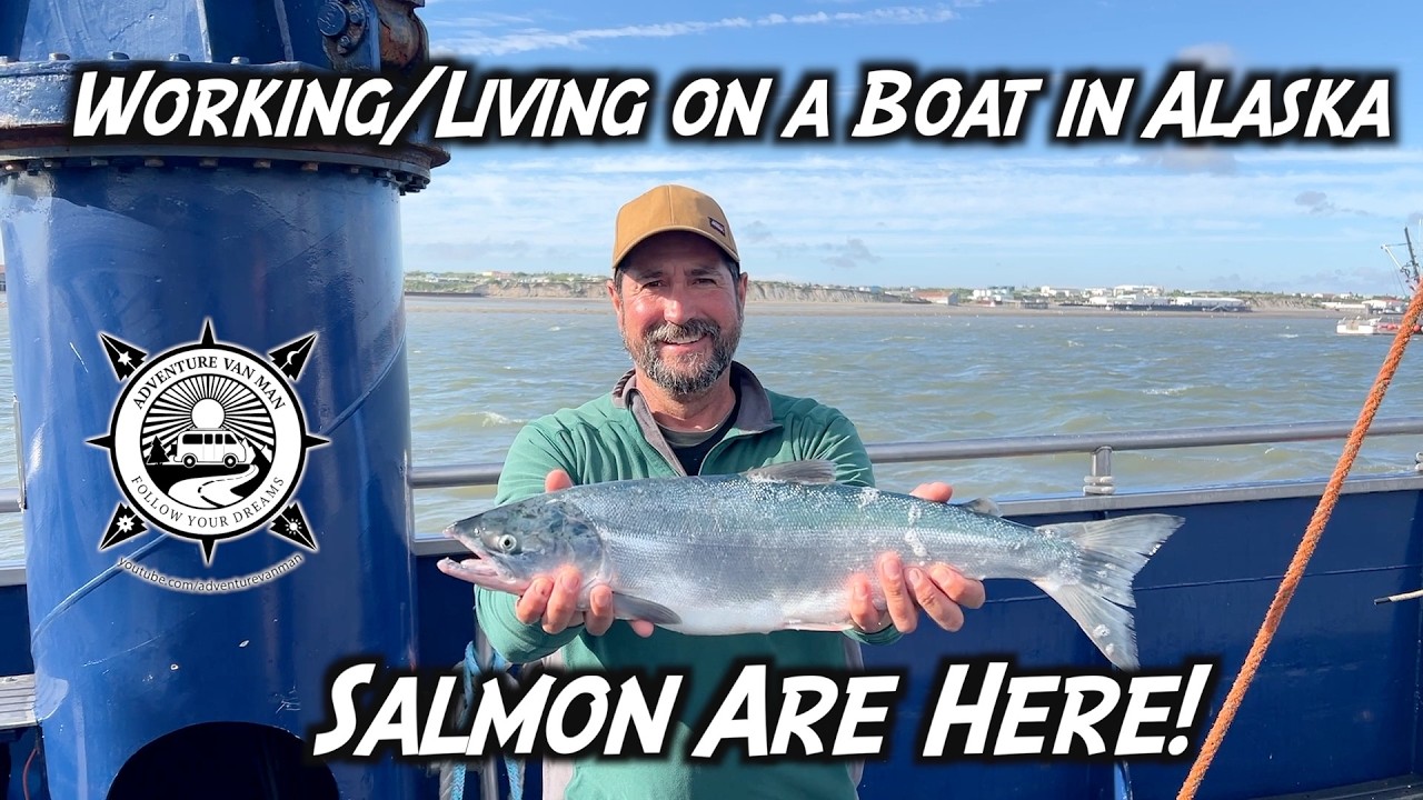 Video thumbnail for Salmon are Here! Alaska Living/Working on Boat Ep.3