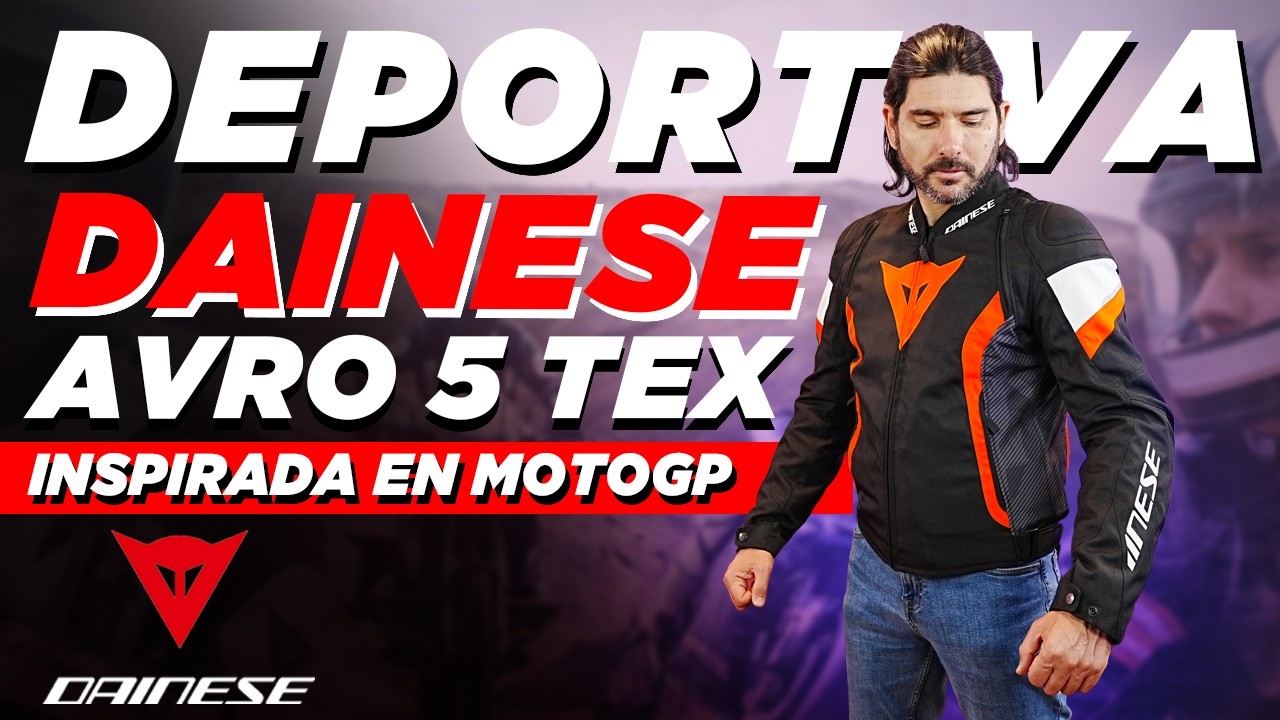 Dainese Chaqueta Avro 5 Tex