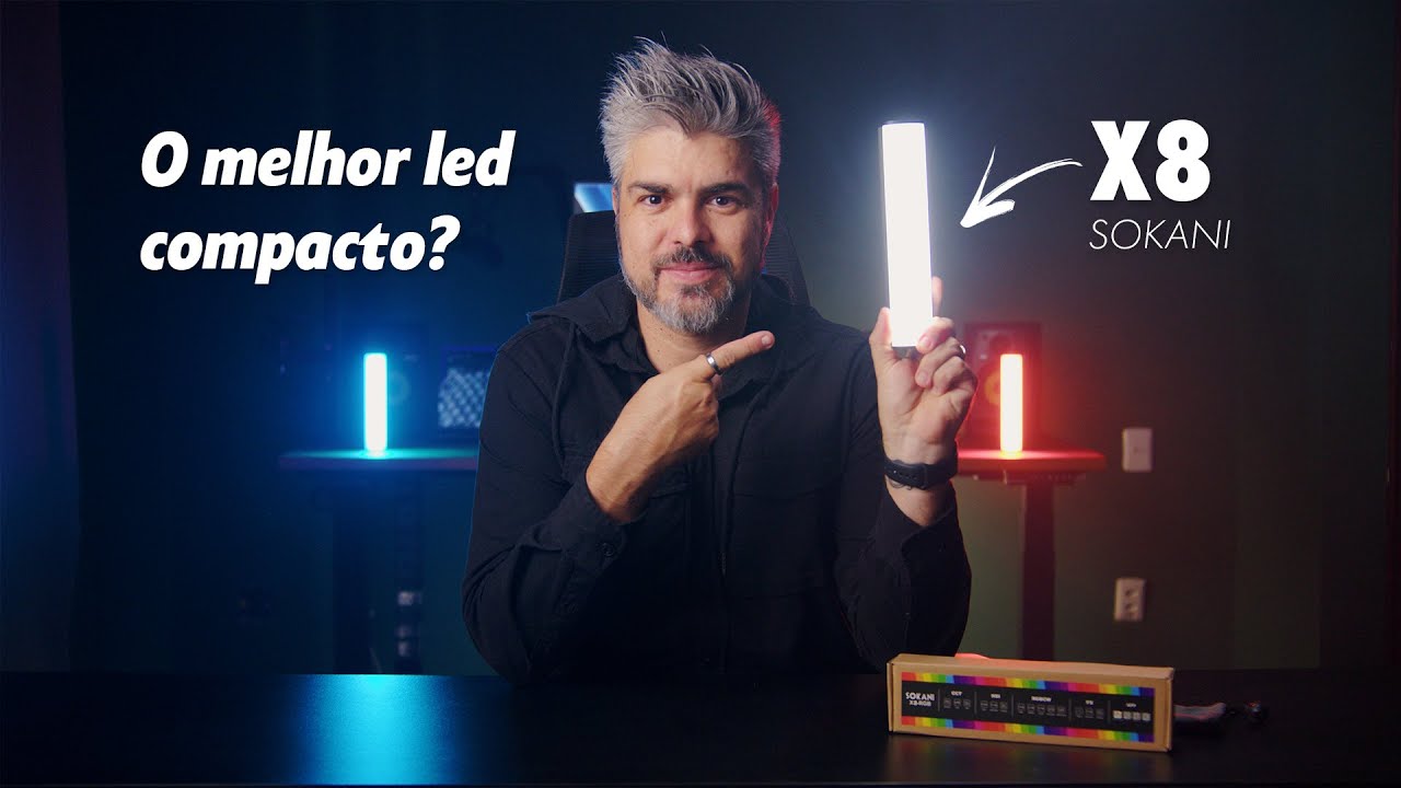 LED Pequeno, Potente e Barato - MAS É BOM?! [Sokani X8]