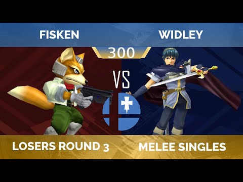 RogaSmash 300: SSBM – Losers R3 — Fisken (Fox) vs Widley (Marth)