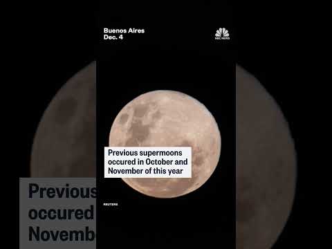 The last supermoon of 2025 rises over South America