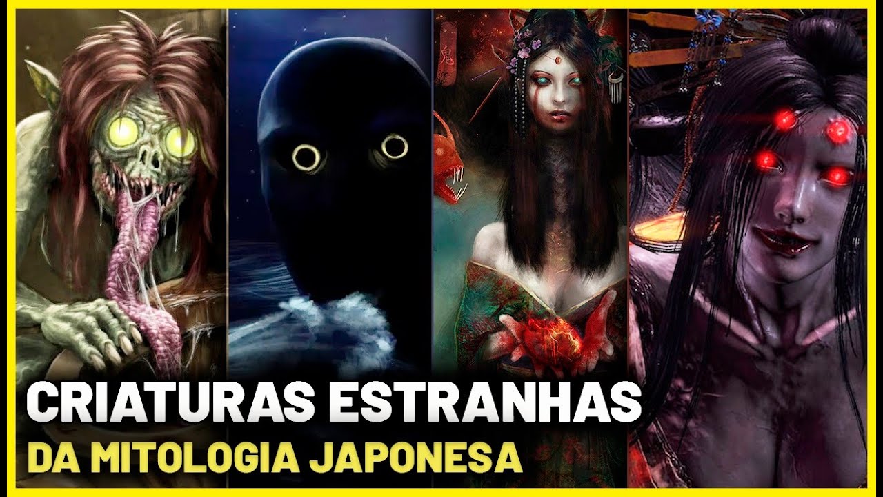 10 CRIATURAS JAPONESAS ESTRANHAS QUE VOCÊ NÃO VAI QUERER ENCONTRAR - MITOLOGIA JAPONESA