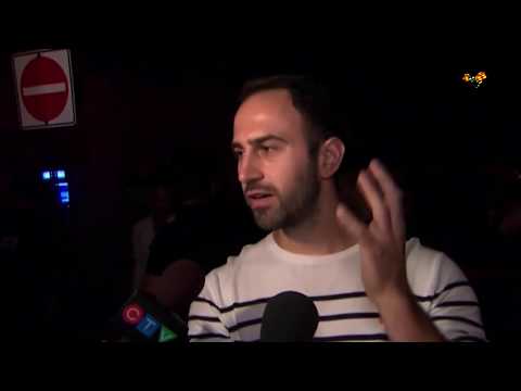 Han såg flera personer skjutas ned utanför restaurangen