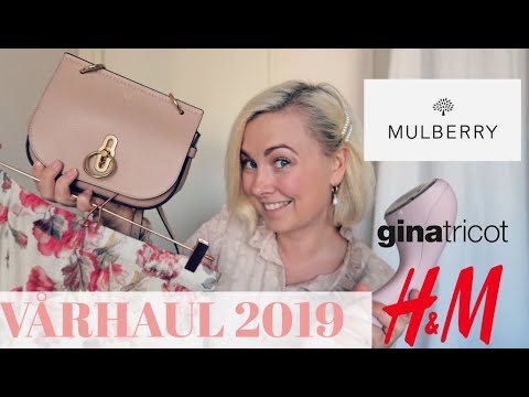Vår haul 2019! (svenska) Mulberry, H&M, Gina Tricot